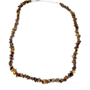 Tigers eye chip necklace 1547